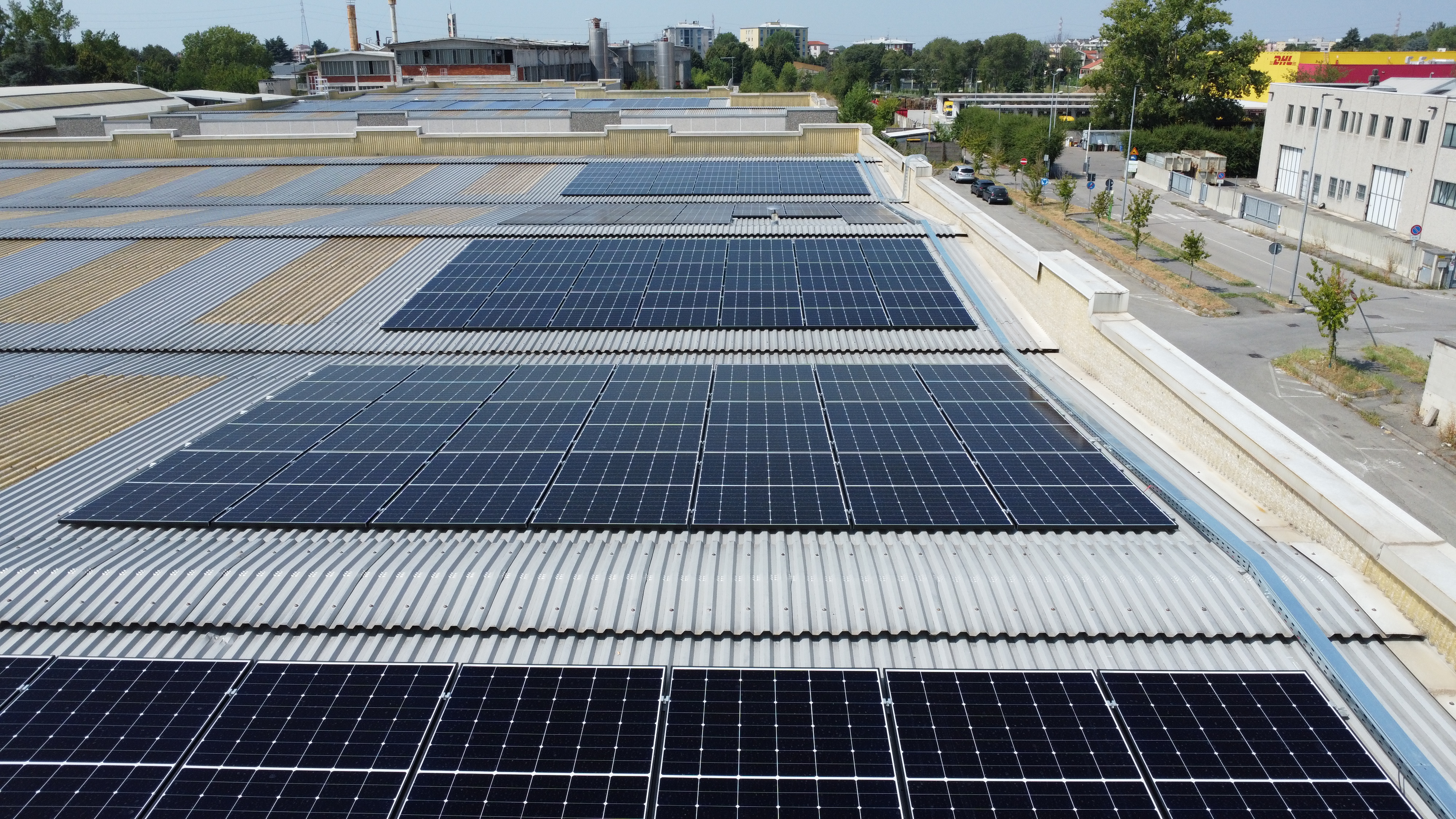 Impianto Fotovoltaico Industriale Capannone Monza